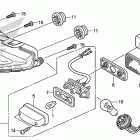 CBR250R Фонарь задний