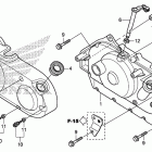 VT750CS Правая крышка картера