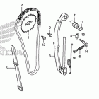 CRF100F Цепь ГРМ