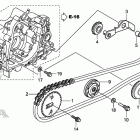 CRF110F Цепь ГРМ и натяжитель