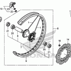 CRF450R Переднее колесо