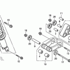CRF100F Задний амортизатор
