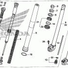 CRF450X Передняя вилка