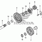 CRF450X Кик стартер