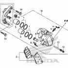 VT1300CX Front brake caliper (1)