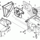 CRF150F Воздухозаборник