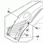 CRF150RB Заднее крыло