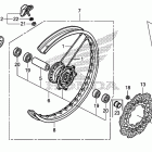 CRF250R Переднее колесо