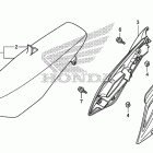 CRF150RB Сидение и обтекатели сидения