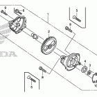 CRF100F Масляный насос