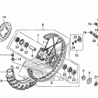 CRF150RB Заднее колесо