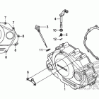 CRF150F Крышка картера правая