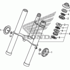 CRF50F Передняя вилка