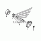 CRF250R Масляный насос