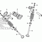 CRF150F Распределительный вал и клапана