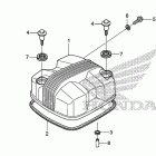 CRF150F Крышка головки цилиндров