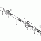 CRF100F Кик стартер