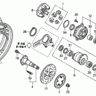 CB1000R Заднее колесо