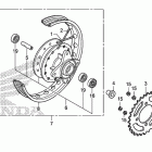 CRF50F Заднее колесо