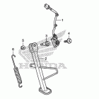 CBR250R Подножка