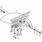 VT750C2B Front fender (3)