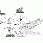 CBR250R Наклейки