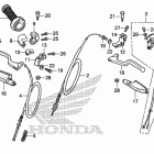 CRF100F Рычаги и тросы