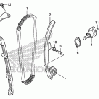 CBR250R Цепь ГРМ и натяжитель