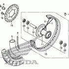 VT750CS Front wheel (1)