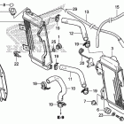 CRF250X Радиатор