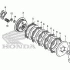 CRF150F Сцепление