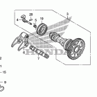 CRF250R Распределительный вал и клапана