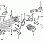 CRF450X Вилка переключения передач