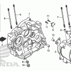 CRF100F Картер двигателя