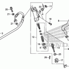 CRF250L Задний тормозной цилиндр