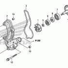 CRF150RB Водяной насос