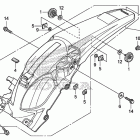 CRF250X Заднее крыло
