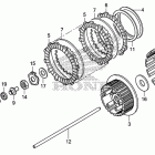 CRF250X Сцепление