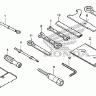 CBR250R Инструмент