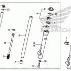CRF110F Передняя вилка