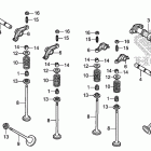 VT1300CX Распределительный вал и клапана