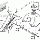 CRF100F Топливный бак