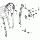 CRF230F Цепь ГРМ и натяжитель