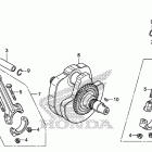 VT1300CX Коленчатый вал и поршень