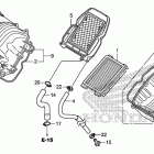 CBR250R Воздухозаборник