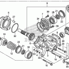 VT750CS Side gear case