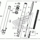 CRF150RB Передняя вилка