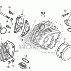 CRF50F Крышка головки цилиндров