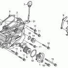 CRF250R Крышка картера левая