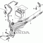 VT750CS Задние тормозные трубки